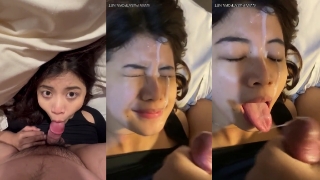 Bokep Indo viral paksa ayang nyepong sampe mentok crt di muka