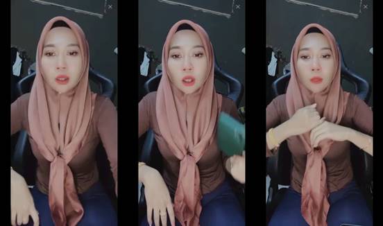 Nobokep malay live show cewek jilbab nakal