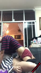 Abegeeeh hijabb main di ruang tamu sama pacar full percakapan lontong pacarnya getde jirr